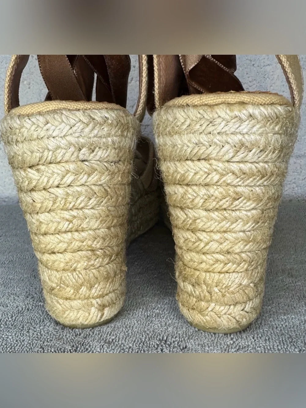 Penelope Chilvers Catalina Dali Espadrille Honey Gold Size 8